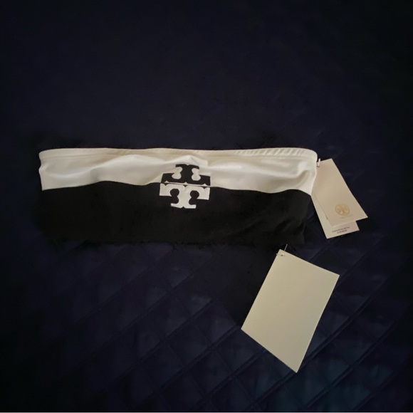 🌴🌴🌴Tory Burch logo swim top - Picture 2 of 7
